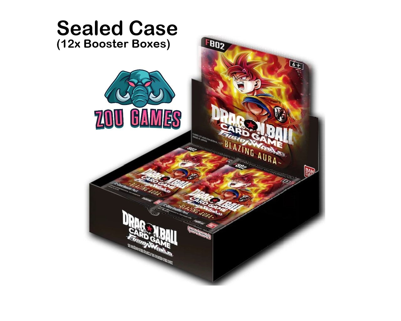 Dragon Ball Super Fusion World: Blazing Aura - FB02 - Booster Case (12 Booster Boxes) English